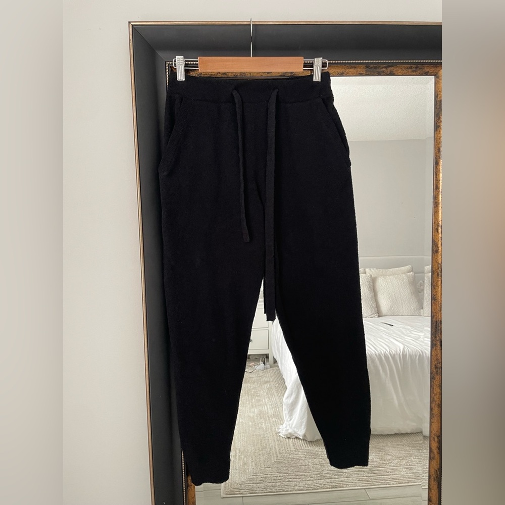Eberjey Black Teddy Joggers - Picture 2 of 4